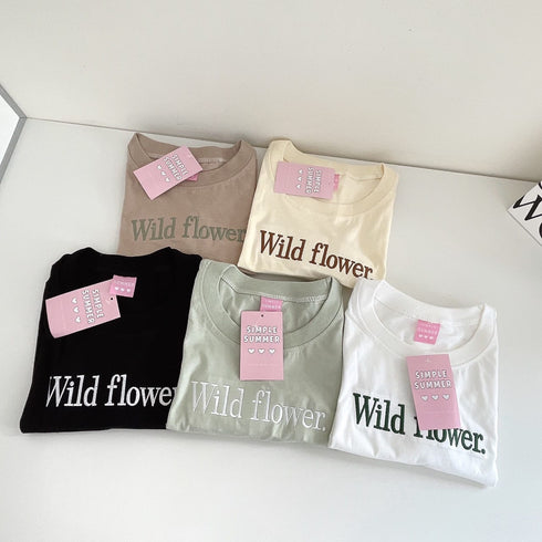 Wild Flower Crop Tops T-Shirts